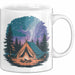Camper Tasse Geschenkidee für Outdoor Abenteurer Weiß Trendation