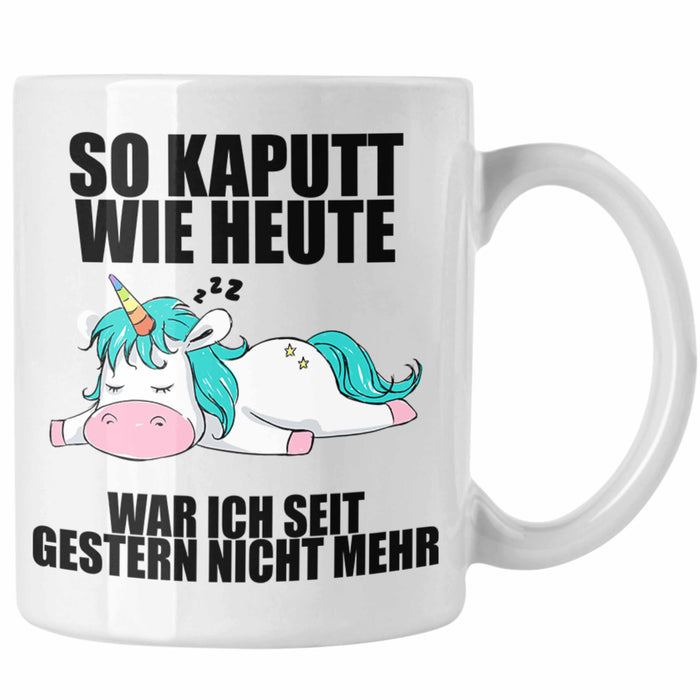 Trendation - Lustige Tassen mit Sprüchen Arbeitskollege Geschenk Kollege Mitarbeiter Geschenkidee Weiß Trendation