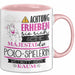 Polo-Spielerin Tasse Geschenk Lustiger Spruch Bitte Erheben Sie Sich Seine Majestät Die Polo-Spielerin Betritt Den Raum Rosa Trendation