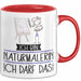 Geschenk für Naturmalerin Tasse Lustige Geschenkidee Geburtstag Ich Bin Naturmalerin Ich Darf Das Rot Trendation