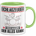 Schlagzeuger Tasse Geschenk für Schlagzeuger Der Mann Der Alles Kann Geschenkidee zum Geburtstag Grün Trendation