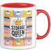 Haushalts Organisator Tasse Geschenk Lustige Geschenkidee Spruch Für Ordentliche Zuhause Liebhaber Rot Trendation