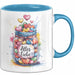 Liebe Romantisch Geburtstagsfeier Tasse Geschenk Lustige Geschenkidee Spruch Alles Liebe Blau Trendation