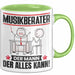 Musikberater Tasse Geschenk für Musikberater Der Mann Der Alles Kann Geschenkidee zum Geburtstag Grün Trendation