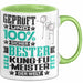 Kung-Fu-Meister Geschenk Lustiger Spruch für Kung-Fu-Meister Geschenkidee Bester Kung-Fu-Meister Der Welt Grün Trendation
