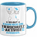 Tierschutzaktivist Geschenk Tasse So Gut Kann Nur Ein Tierschutzaktivist Aussehen Geschenkidee Kaffee-Becher Blau Trendation