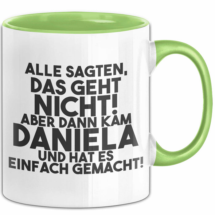 Daniela Tasse Alle Sagten Das Geht Nicht, Aber Dann Kam Daniela Geschenk