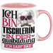 Tischlerin Ausbildung Start Geschenk Tasse Ich Bin Tischlerin In Der Ausbildung Ich Darf Das Kaffee-Becher Geschenkidee Rosa Trendation