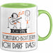 Geschenk für Tonstudio-Besitzerin Tasse Lustige Geschenkidee Geburtstag Ich Bin Tonstudio-Besitzerin Ich Darf Das Grün Trendation