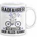 Radfahrer Tasse Geschenk für Radfahrer Der Mann Der Alles Kann Geschenkidee zum Geburtstag Weiß Trendation