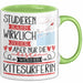 Kitesurferin Tasse Lustiges Geschenk Studieren Kann Wirklich Jeder Nur Die Besten Werden Kitesurferin Grün Trendation