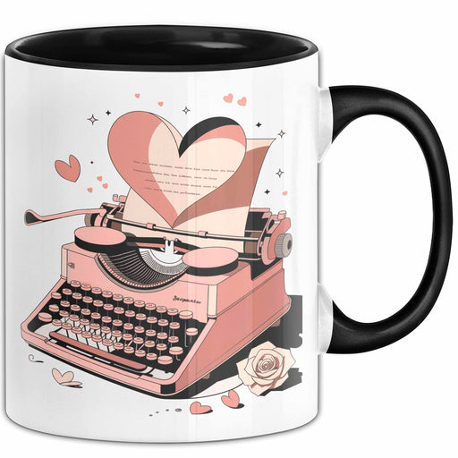 Liebesroman Autor Tasse Geschenkidee für Liebesgeschichte Trendation
