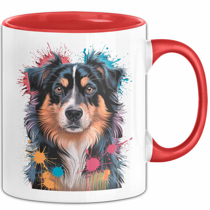 Appenzeller Sennenhund Hund Tasse Geschenk Lustige Geschenkidee Spruch Rot Trendation