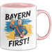 Deutschland München Bayern Bayerisch Tasse Geschenk Lustige Geschenkidee Spruch Bayern Zuerst Rosa Trendation