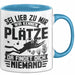 Taucher Tasse Geschenk Becher Sei Lieb Zu Mir Wir Kennen Plätze Da Findet Dich Niemand Blau Trendation