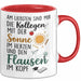 Büroarbeit Kollege Wertschätzung Tasse Geschenk Lustige Geschenkidee Spruch Am Liebsten Sind Mir Die Kollegen Rot Trendation
