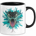 Reptil Schlange Tier Tasse Geschenk Lustige Geschenkidee Spruch Schwarz Trendation