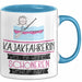 Kajakfahrerin Weil Es Keinen Schöneren Beruf Gibt Tasse Geschenk für Eine Kajakfahrerin Lustig Blau Trendation