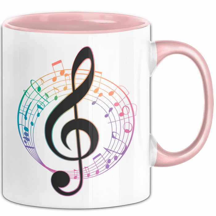 Musikliebhaber Musiker Tasse Geschenk Lustige Geschenkidee Spruch Rosa Trendation
