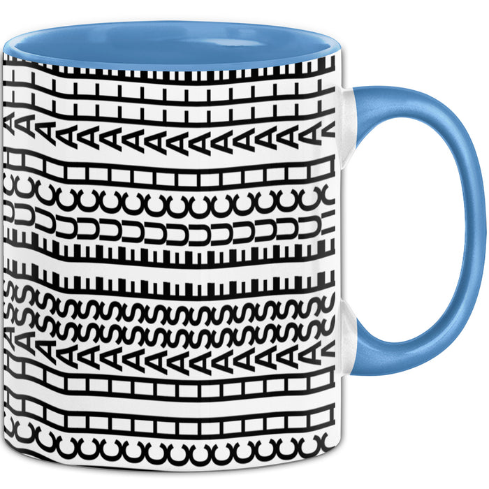 Ich Hasse Euch Alle Tasse Lustiges Geschenk Allover-Print Quer Lesen Trendation