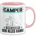 Camper Tasse Geschenk für Camper Der Mann Der Alles Kann Geschenkidee zum Geburtstag Rosa Trendation