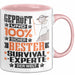 Survival-Experte Geschenk Lustiger Spruch für Survival-Experte Geschenkidee Bester Survival-Experte Der Welt Rosa Trendation