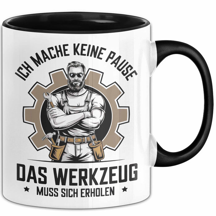 Handwerker Tasse Geschenk Werkzeug Braucht Erholung Geschenk Trendation