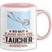 Taucher Geschenk Tasse So Gut Kann Nur Ein Taucher Aussehen Geschenkidee Kaffee-Becher Rosa Trendation