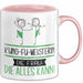 Kung-Fu-Meisterin Geschenk Tasse Becher Die Frau Die Allen Kann Geschenkidee für eine Kung-Fu-Meisterin Lustig Rosa Trendation