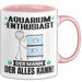 Aquarium-Enthusiast Tasse Geschenk für Aquarium-Enthusiast Der Mann Der Alles Kann Geschenkidee zum Geburtstag Rosa Trendation