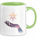 Manifestations Fan Tasse Geschenkidee für Traum Anzieher Grün Trendation