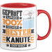 Kanute Geschenk Lustiger Spruch für Kanute Geschenkidee Bester Kanute Der Welt Rot Trendation