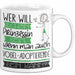 Vogel-Adoptierende Tasse Geschenk Spruch Wer Will Schon Prinzessin Sein Wenn Man Auch Vogel-Adoptierende Sein Kann Weiß Trendation