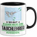 Tauchlehrer Geschenk Tasse So Gut Kann Nur Ein Tauchlehrer Aussehen Geschenkidee Kaffee-Becher Schwarz Trendation