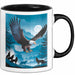 Adler Vogel Tasse Geschenk Lustige Geschenkidee Spruch Schwarz Trendation