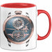 Luxusuhren Sammler Tasse Geschenkidee Zeitmesser Liebhaber Rot Trendation