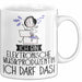 Geschenk für Elektronische Musikproduzentin Tasse Lustige Geschenkidee Geburtstag Ich Bin Elektronische Musikproduzentin Ich Darf Das Weiß Trendation