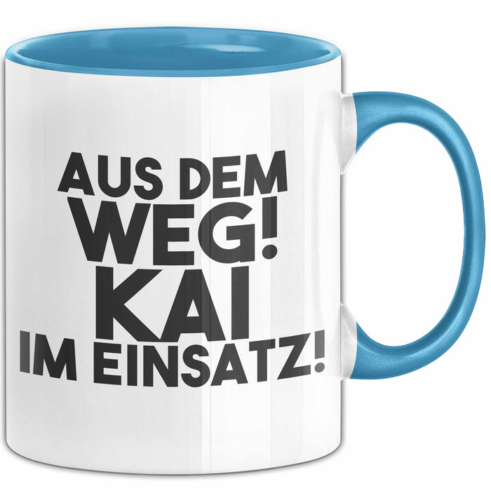 Kai Tasse Aus Dem Weg! Kai Im Einsatz! Geschenk