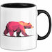 Bär Tierliebhaber Tasse Geschenk Lustige Geschenkidee Spruch Schwarz Trendation