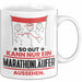 Marathonläufer Geschenk Tasse So Gut Kann Nur Ein Marathonläufer Aussehen Geschenkidee Kaffee-Becher Weiß Trendation