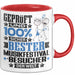 Musikfestival-Besucher Geschenk Lustiger Spruch für Musikfestival-Besucher Geschenkidee Bester Musikfestival-Besucher Der Welt Rot Trendation
