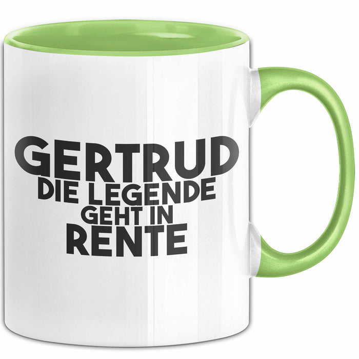 Gertrud Tasse Gertrud – Die Legende Geht In Rente Geschenk
