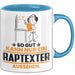 Raptexter Geschenk Tasse So Gut Kann Nur Ein Raptexter Aussehen Geschenkidee Kaffee-Becher Blau Trendation