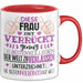 Kollegin Abschied Tasse Geschenk Abschiedsgeschenk Humorvoll Rot Trendation