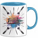 Make Up Artist Tasse Geschenk Lustige Geschenkidee Spruch Für Beauty Kreative Blau Trendation