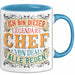 Büroarbeit Kollege Chef Tasse Geschenk Lustige Geschenkidee Spruch Ich Bin Dieser Legendäre Chef Von Dem Alle Reden Blau Trendation