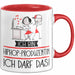 Geschenk für Hiphop-Produzentin Tasse Lustige Geschenkidee Geburtstag Ich Bin Hiphop-Produzentin Ich Darf Das Rot Trendation