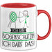 Geschenk für Bogenschützin Tasse Lustige Geschenkidee Geburtstag Ich Bin Bogenschützin Ich Darf Das Rot Trendation