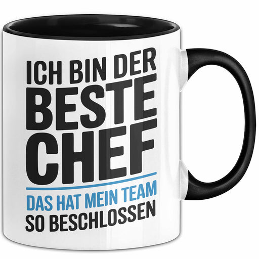 Chef Humor Tasse Geschenk Ich Bin Der Beste Chef Geschenkidee Geburtstag Chef Trendation
