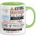 Stand-Up-Paddlerin Tasse Geschenk Lustiger Spruch Bitte Erheben Sie Sich Seine Majestät Die Stand-Up-Paddlerin Betritt Den Raum Grün Trendation